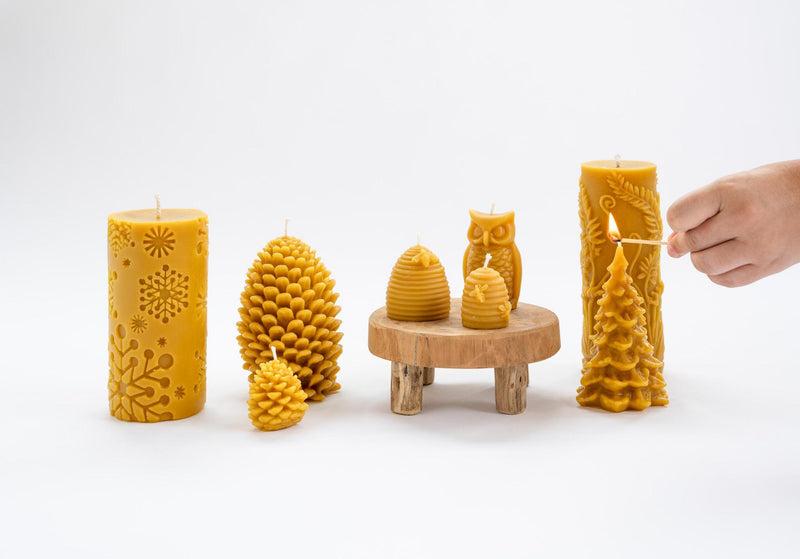 Hive Beeswax Candle