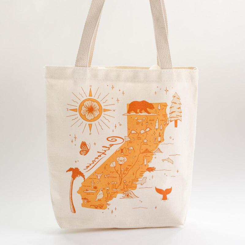 California Map Tote