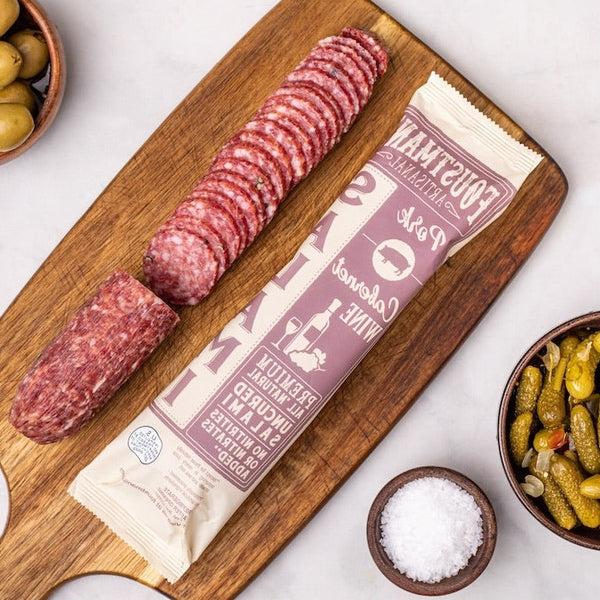 Foustman's Pork Cabernet Salami