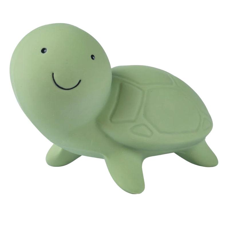 Turtle Organic Natural Rubber Rattle, Teether & Bath Toy