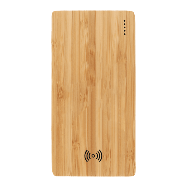 Custom Logo Bamboo Power Bank