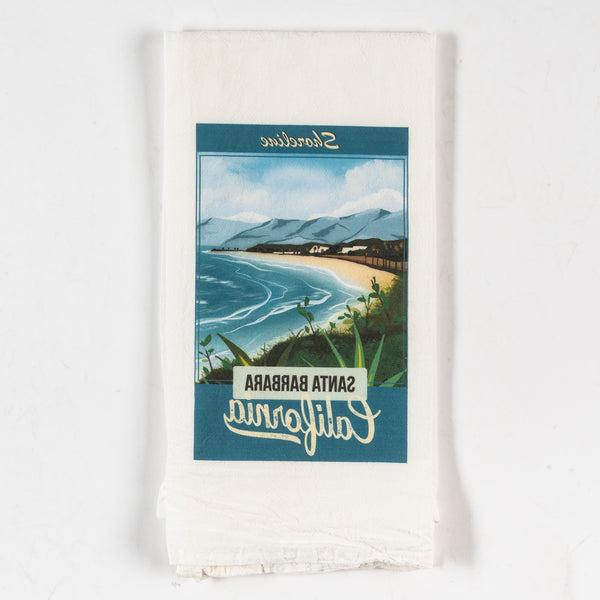 Santa Barbara Shoreline Kitchen Towel