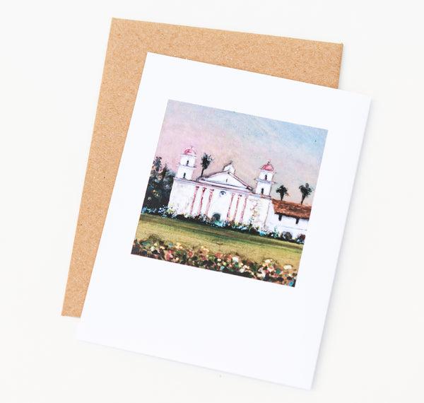 Mission & Rose Garden Note Card