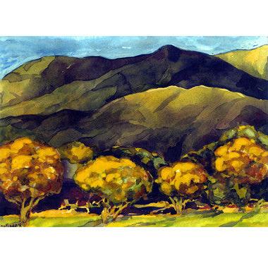 Montecito Oaks Print Karin Shelton - Karin Shelton, The Santa Barbara Company - 1