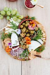 Santa Barbara Organic Pistachios on a cheese plate at a Santa Barbara Picnic | Slate Catering | Danielle Motif Photography