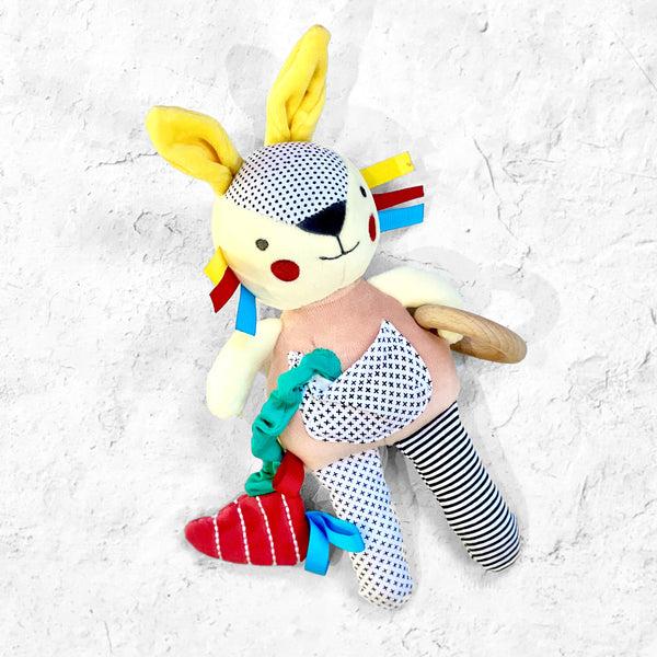 Organic Cotton Bunny Activity Toy