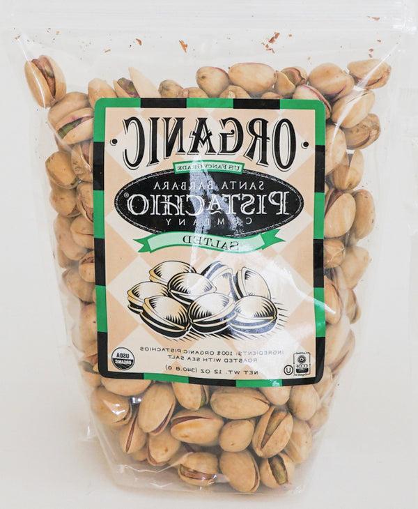 Salted Santa Barbara Organic Pistachios - 12 oz