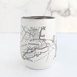 Map of the San Francisco Bay Area Insulated Wine Tumbler